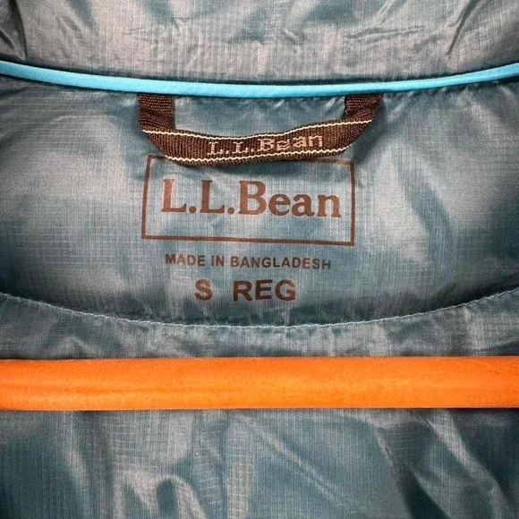 L.L.Bean Jacket Womens Small Blue Ultralight 850 DownTek Pertex Puffer Coat - Picture 6 of 8